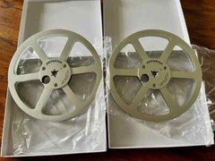 2X 7” Pioneer Silver PR-85 Aluminum Reel to Reel RT-707 909 Empty Take Up Reel