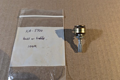Kenwood KA-5700 bass or treble control potentiometer 100K ohms R06-5028-05