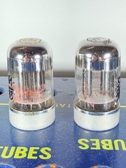 Matched Pair Philco 7F7 Sub 6SL7 Tested Like NOS Balanced Tube