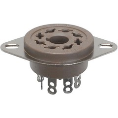 8-Pin Tube Socket Belton Micalex Chassis Mount