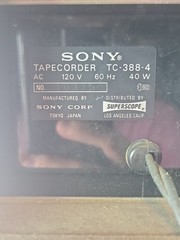 Sony 3 Head TC-388-4 Reel Tape Recorder 4 Track Recorder