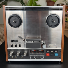Vintage TEAC 3300S Reel to Reel Tape Deck Original Box Manual Transport Tested