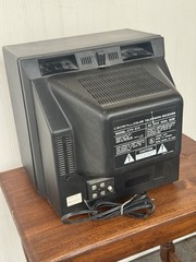 Vtg Crown CTV X13 Portable Color Retro CRT Japan Powers On!
