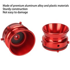 1 Pair NAB Hub Adapters Professional Polished Aluminum Reel To Reel Tape Opener