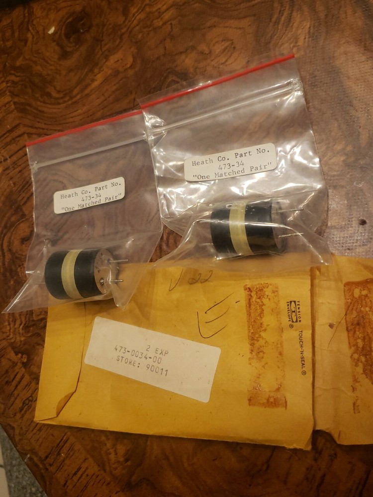 New Heathkit Ultrasonic Emitter & Detector Pair #434-34 for ET-18 Hero One Robot