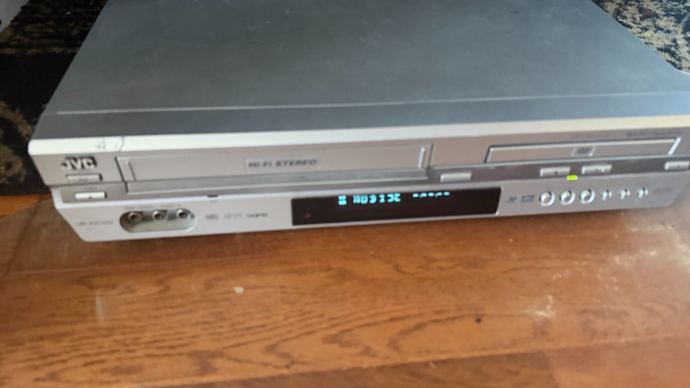 Jvc HR-XVC33U Dvd Vcr Combo Player Hi-Fi Stereo Vhs Recorder Tested No Remote