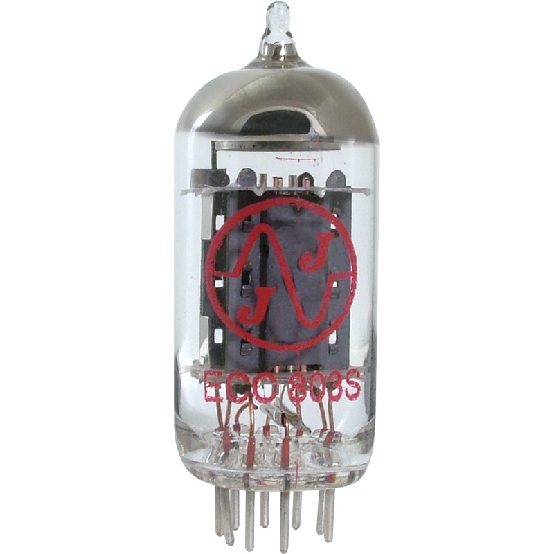 Vacuum Tube, ECC803 / 12AX7, JJ Electronics, Longer Plate, Standard Pins, Preamp