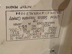 1967 United States Telephone Company heavy Rotary Phone MODEL US 4 – JAPAN