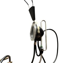 Vintage Single Earpiece Headband Headphones Dual Plug Black Silver – U.N.C.L.E.s