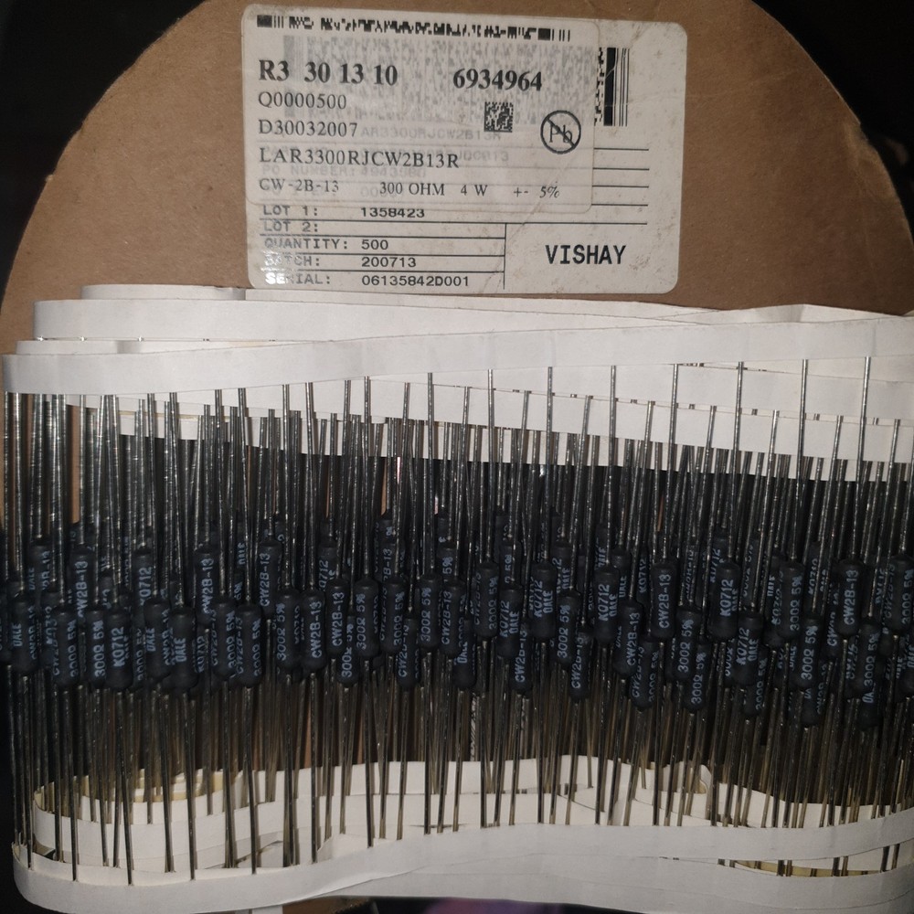 NEW Vishay/Dale CW-2B-13 300R 3 watts 5% HIEND Audio Resistors! 20pcs