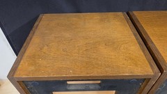 Vintage 1980 Klipsch Heresy Empty Cabinets HBR Factory Birch Veneer No Drivers