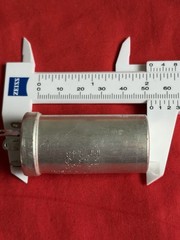 NOS MALLORY 15 uF 450V Capacitor good! type F.P. but without Paper Label 1″ dia