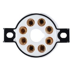 1pcs Amptata 8pin Tube Socket Octal Gold EL34 6SN7 KT88 5U4G 274B 6L6 5AR4 6V6