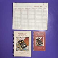 VINTAGE 1976 TI SR-56 Calculator CIB – 0876 Early Run – BENCH TESTED