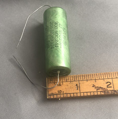 Pair .47 uF 400V Fast Capacitors Vitamin Q style PIO Oil matched