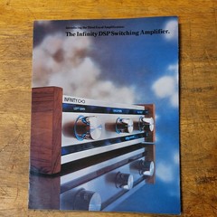 Infinity DSP Switching Amplifier Promo Bulletin 70’s Brochure