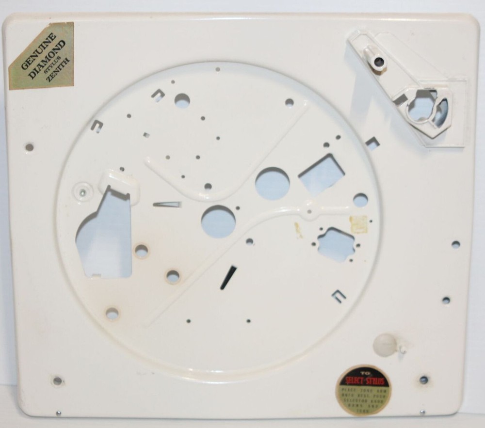 OEM Metal Plinth Top Cover – Zenith Z565W Turntable Record Player Stereo Part