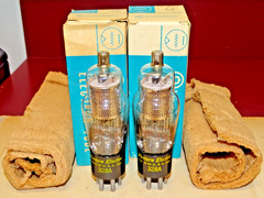 Pair, Western Electric Type 328A Radio/Audio Output Tubes, NOS