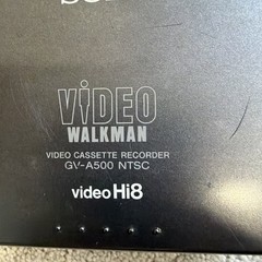 Vintage Sony GV-A500 NTSC Video Walkman Video 8 Player Untested Parts Or Repair