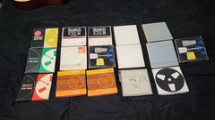 Lot of 16 Vintage Used 7″ Reel to Reel Tapes Sony Scotch Basf etc. #216