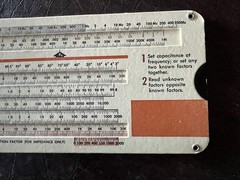 Vintage 1960’s Ohmite Capacitor Calculator