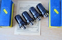 12pcs 6J8 6Zh8 = 6SJ7 HF Pentode Tube NEVZ Soviet MATCHED DATE 6/1985 NEW in BOX