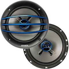 Jensen J6520 6.5″ Coaxial Speakers with Grills, Pair