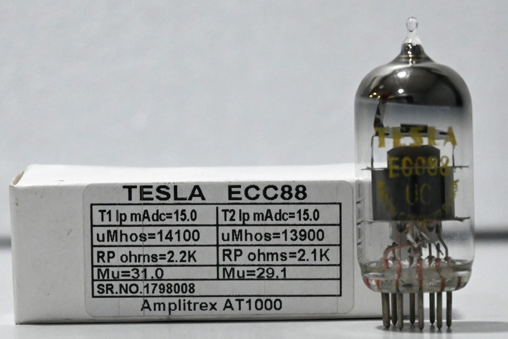 6DJ8 ECC88 Tesla made in Slovakia Amplitrex tested 1 Pc