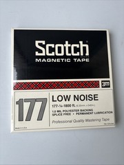 Scotch 3M Magnetic Tape 177 New Sealed 1800ft Low Noise Made in USA