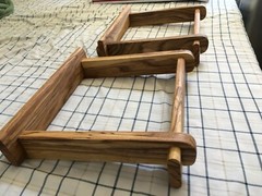 Custom Made Oiled Red Oak Speaker Stands for Klipsch Heresy All Models