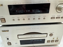 TEAC T-H500 PD-H500 Reference 500 CD Player Tuner Set Vintage Japan As-Is