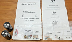 QUAD 405-2 amplifier rebuild restoration recap upgrade kit repair capacitor