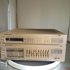 Marantz TA170AV Stereo Receiver Tuner Graphic Equalizer Gold Vintage