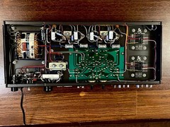 LUXMAN A3600 Tube Power Amplifier Tested Working w/ 2 Spare Tubes 100V