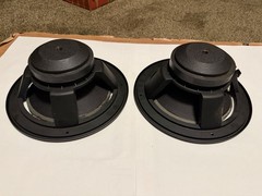 JBL (2) 127H-1,,,10” Woofers, Both Need Rebuilt, Parts, Repair, Restore Only