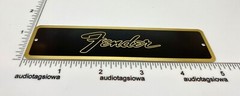 Fender Transitional Logo for Amp or Case Badge Custom Made Aluminum LARGE