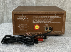 Soundesign Model 477 Stereo 8 Track Player Deck – Vintage Wood Grain *Untested*