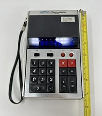 Morse Electrophonic Calculator CAL-801 with Carrying Bag Case Untested Vintage