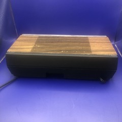 Vintage GE General Electric 7-4662B AM/FM Clock Radio Touch Control Woodgrain