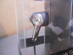 Panasonic RP-HC55-S Noise-Cancelling Earbud Headphones (Silver)