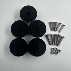 5 New FEET w/ hardware for Sansui G-8000 G-9000G-9000DB Heavy-Duty Foot Parts