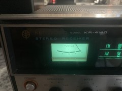 Vintage Kenwood KR-4140 Solid State Stereo AM/FM Receiver Tested Working 1970’s