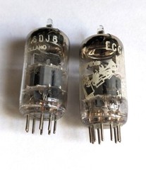 One Amperex ECC88 / 6DJ8 Tube OS – STAR TE-1 Tested 8/17/22 Made in Holland