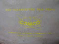 Antique 1940s COMCO Radio with Manual & Waterproof Case