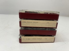 Set 4 Vtg Fidelipac Automatic Audio Tape Cartridges Master Cart Type AA 44′