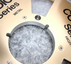 TEAC STUDIO COBALT SOUND Series No.10 Metal Empty Reel Gold Japan NOS