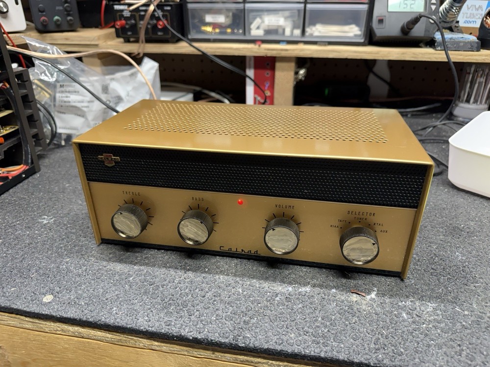 Calrad AP-15 15w Vintage Vacuum Tube hifi Mono amplifier Serviced