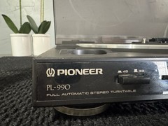 Vintage 1996 Pioneer PL-990 Automatic Stereo Turntable (Parts/Repair -Powers On)