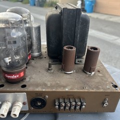 HealthKit W5M Tube Type Amplifier. Vintage 1955-61 Parts Only