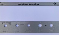 New! Marantz 4230 Receiver Front Panel Faceplate (Face Plate) SILVER ANODIZED !!